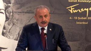 TBMM Başkanı Mustafa Şentop, "Türkiye Büyük Millet Meclisi'miz 1950'li yıllarda uhdesine aldığı sanatçıları, yerli ve milli sanatlar üzere tefriş işleri için yetiştirmiştir. Akabinde Anadolu'nun her şehrine bir sanatçıyı görevli olarak göndermiş ve o şehre ait sanat unsurlarını öğrenerek yeni eserler üretmelerini sağlamıştır" dedi.