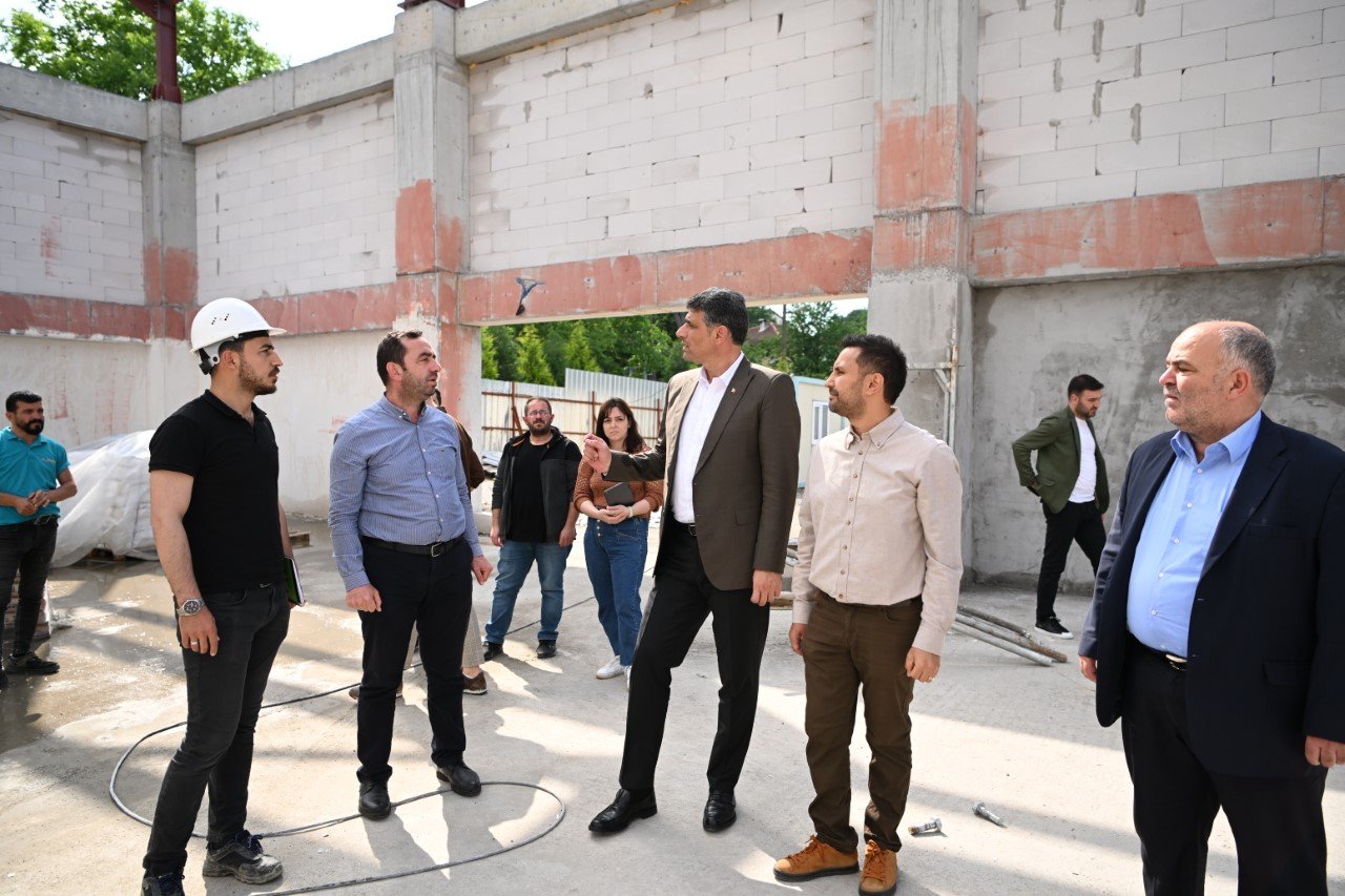 MASUKIYE SPOR SALONU INSAATI HIZLA ILERLIYOR 1