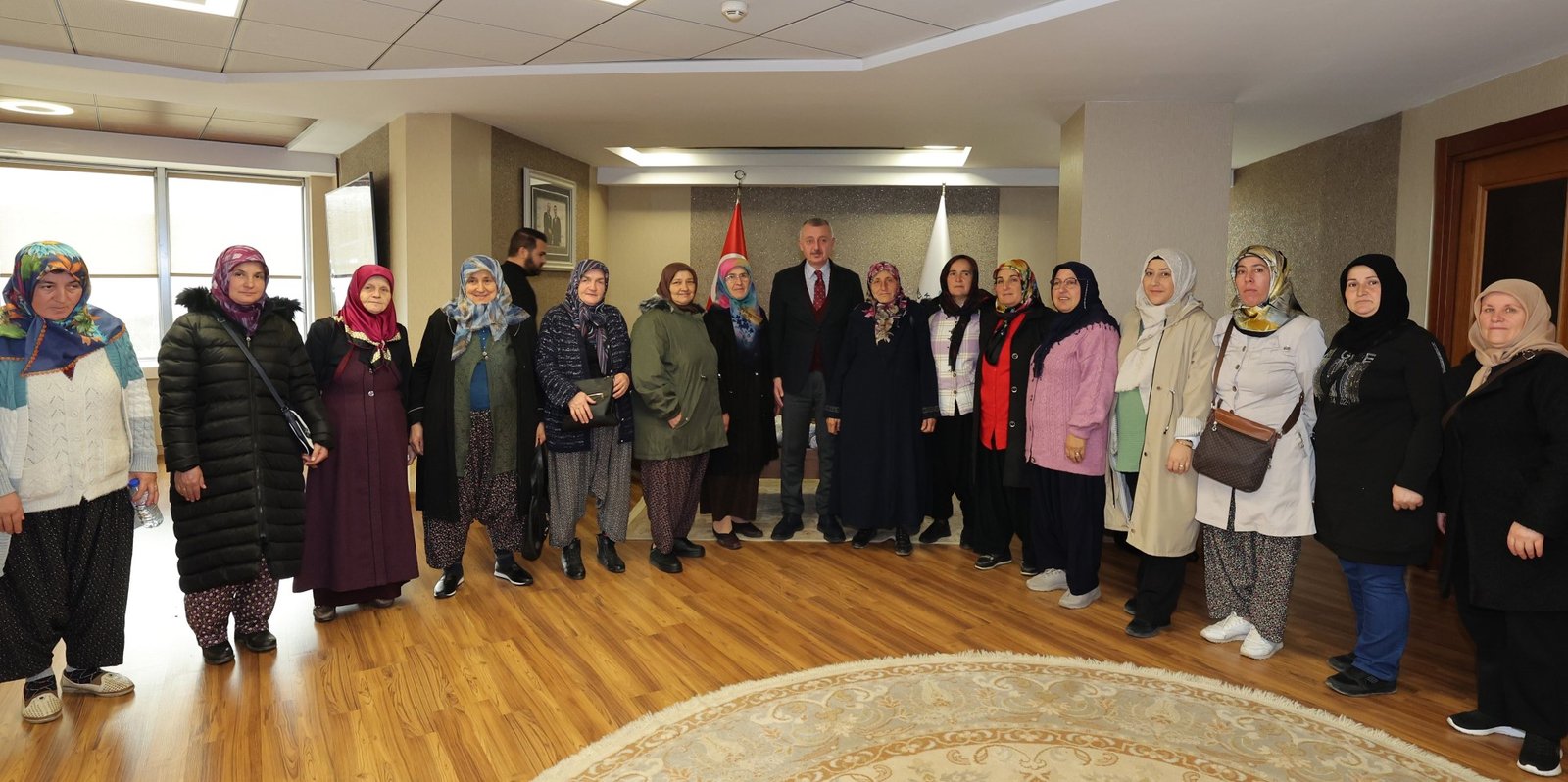 Kandirali ureten kadinlardan Baskan Buyukakina ziyaret 1