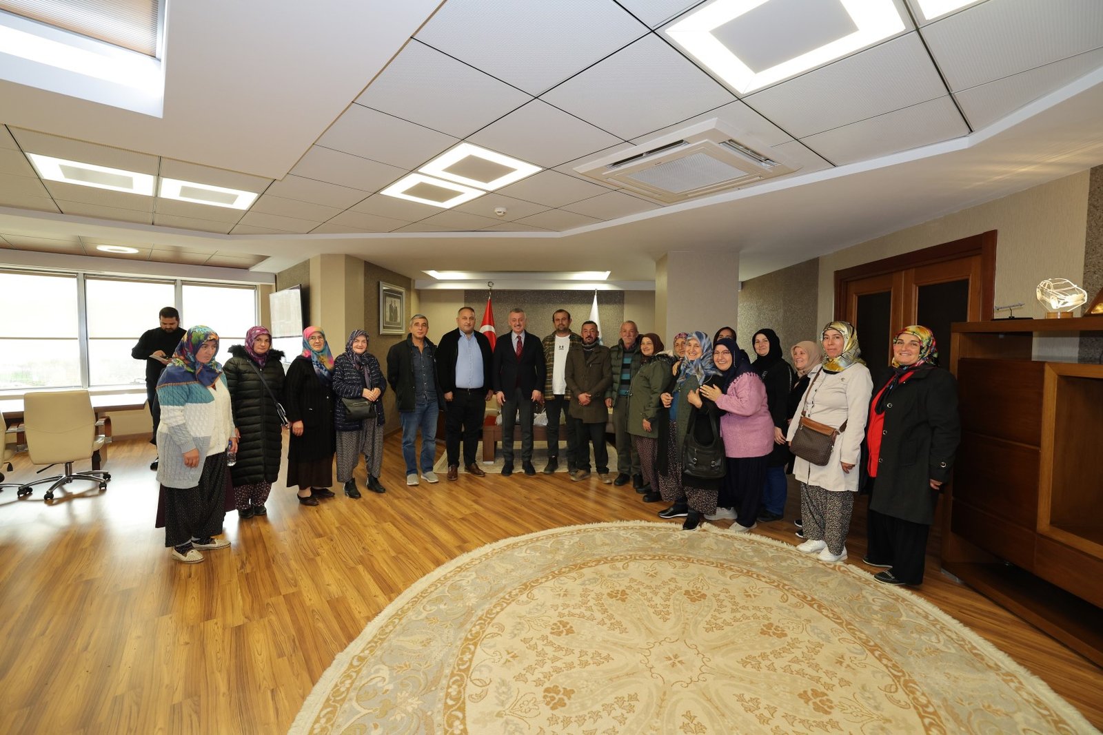 Kandirali ureten kadinlardan Baskan Buyukakina ziyaret 3