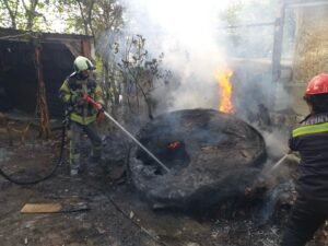 Yangindan kurtarildi suyla sogutuldu dogaya salindi 3