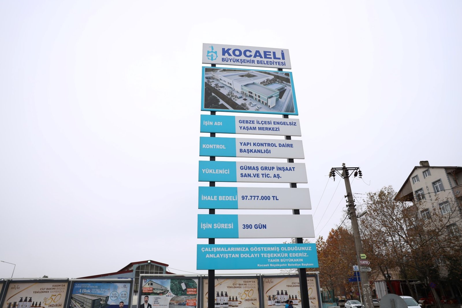 Gebze Engelsiz Yasam Merkezinde cati imalati 2